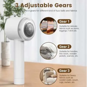 Lentorgi Electric Fabric Shaver with Lint Roller