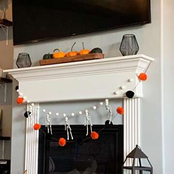 Matte Black Metal Wire Candle Holders Set of 2 - Vintage Decorative Candle Stand for Indoor Outdoor Events,Parties and Wedding Decorations Large A