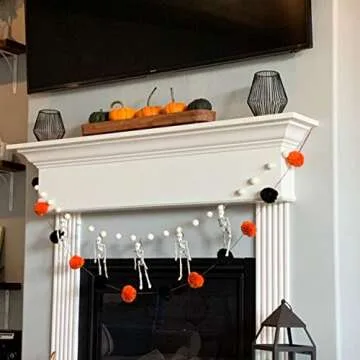 Matte Black Metal Wire Candle Holders Set of 2 - Vintage Decorative Candle Stand for Indoor Outdoor Events,Parties and Wedding Decorations Large A