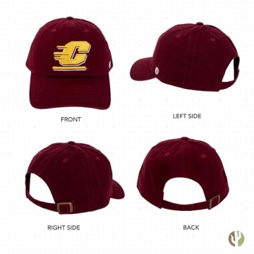 Desert Cactus CMU Baseball Hat Adjustable Strap Red