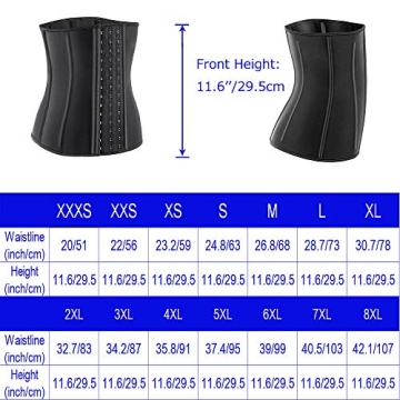 ECOWALSON Waist Trainer for Women Corset Body Shaper
