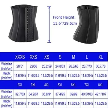 ECOWALSON Waist Trainer for Women Corset Body Shaper