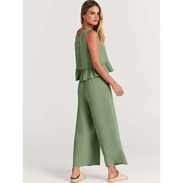 ANRABESS Women's Summer Chic 2 Piece Outfit Set