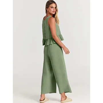 ANRABESS Women's Summer Chic 2 Piece Outfit Set