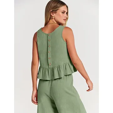 ANRABESS Women's Summer Chic 2 Piece Outfit Set