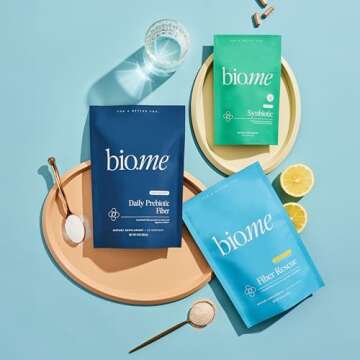 Fiber Rescue - Psyllium Husk Powder for Digestive Health & Bloating Relief, Sugar Free Lemonade Flavored Prebiotic Soluble Fiber Powder, Non-GMO Fiber Supplement Powder, Gluten Free - 30 Servings