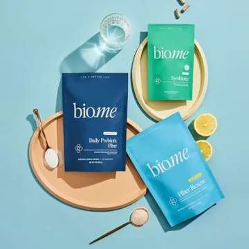 Fiber Rescue - Psyllium Husk Powder for Digestive Health & Bloating Relief, Sugar Free Lemonade Flavored Prebiotic Soluble Fiber Powder, Non-GMO Fiber Supplement Powder, Gluten Free - 30 Servings