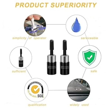 FORLUCIX Windshield Repair Kit Quick Fix Chips Cracks