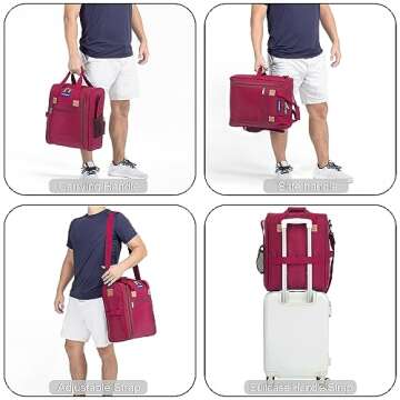 17x13x8 Personal Item Duffel Bag for JetBlue Travel