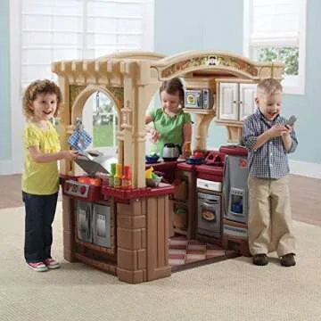 Step2 Grand Walk-In Kitchen & Grill for Creative Kids Play