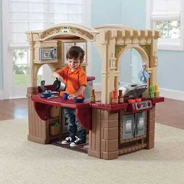 Step2 Grand Walk-In Kitchen & Grill for Creative Kids Play