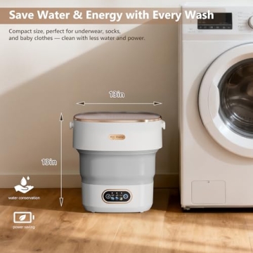 YMXA Mini Laundry Machine 16L Compact Portable Washer