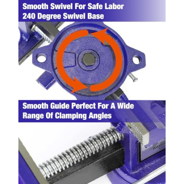 WORKPRO 4-1/2" Bench Vise for Workbench and Home