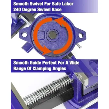 WORKPRO 4-1/2" Bench Vise for Workbench and Home