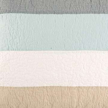 C&F Driftwood Shores 3 Piece Bed Quilt Set for All Ages