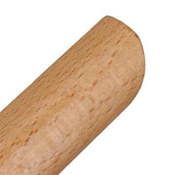 Doublelife 10PCS Wood Furniture Pulls Handles - Kitchen Drawer Wardrobe Cupboard Knobs(Hole-to-Hole Distance: 3.77inch)