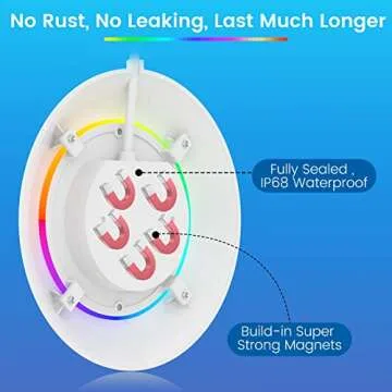 LyLmLe Smart RGB Pool Lights - Durable & Easy to Install