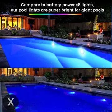 LyLmLe Smart RGB Pool Lights - Durable & Easy to Install