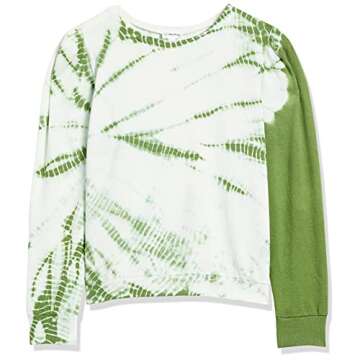 The Drop Women's Jean Puff-Sleeve Fleece Sweatshirt