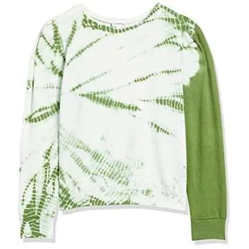 The Drop Women's Jean Puff-Sleeve Fleece Sweatshirt