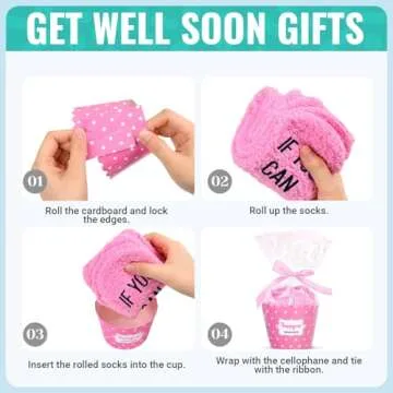 HAPPYPOP Women's Breast Cancer For Awarness Inspirational Gifts Chemo Awareness Socks, Kicking Cancer Light Pink, Medium