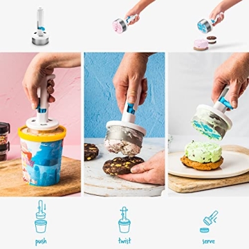 Dreamfarm Icepo Easy One-Handed Ice Cream Sandwich Scooper
