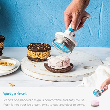 Dreamfarm Icepo Easy One-Handed Ice Cream Sandwich Scooper