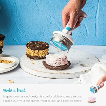 Dreamfarm Icepo Easy One-Handed Ice Cream Sandwich Scooper