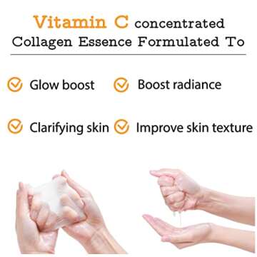 MEAROSA DESIGN Vitamin C Collagen Firming Essence Face Mask Beauty Facial Mask Sheet Mask Korea Skin...