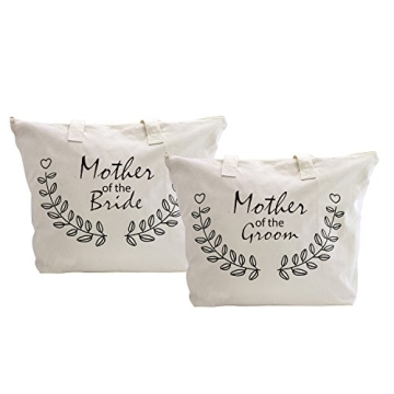 ELEGANTPARK Mother of the Bride Groom Tote Bag Set