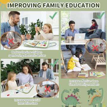 Aurasys 9-in-1 Educational Busy Board for Toddlers