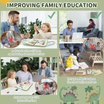 Aurasys 9-in-1 Educational Busy Board for Toddlers