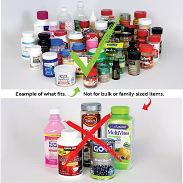 Cabinet Caddy SNAP! Spice Rack Organizer - Space Saving Solution