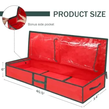 EMOMAS Wrapping Paper Organizer for Christmas Gifts