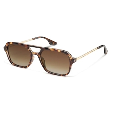 SOJOS Vintage Polarized Aviator Sunglasses for Stylish Sun Protection