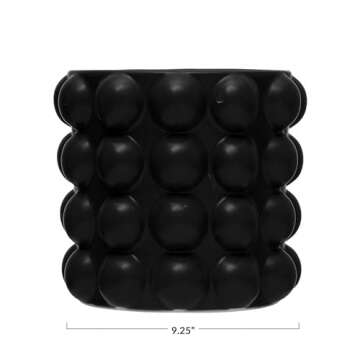 Creative Co-Op Stoneware Planter with Raised Dots