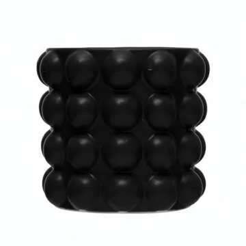 Creative Co-Op Stoneware Planter with Raised Dots