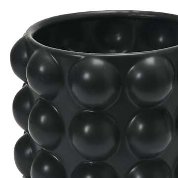 Creative Co-Op Stoneware Planter with Raised Dots