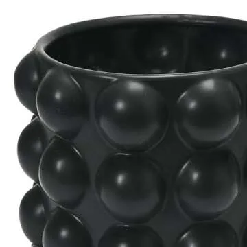 Creative Co-Op Stoneware Planter with Raised Dots