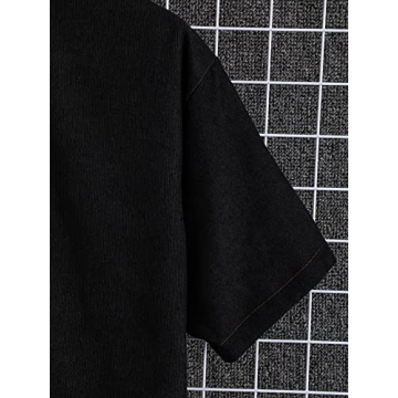 Milumia Men’s Casual Button Up Shirt - Trendy Color Block Style