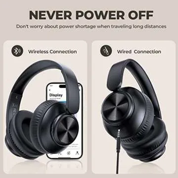 V8 Wireless Bluetooth Headphones 80H Playtime Deep Bass