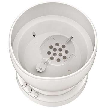 Soothing & Relaxing Ocean Wave Projector LED Night Light with Built-in Stereo Speakers / (12 LED Bulbs - 8 Colors)