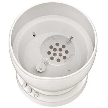 Soothing & Relaxing Ocean Wave Projector LED Night Light with Built-in Stereo Speakers / (12 LED Bulbs - 8 Colors)