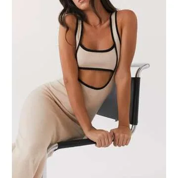 Stunning ROAONOCOMO Crochet Knit Maxi Dress for Women