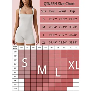 Stylish QINSEN Women’s Square Neck Tank Jumpsuit for Comfort