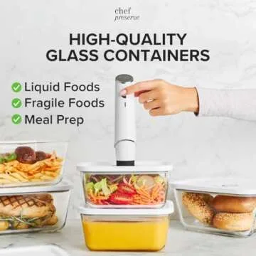 Chef Preserve Handheld Vacuum Sealer Bundle for Food