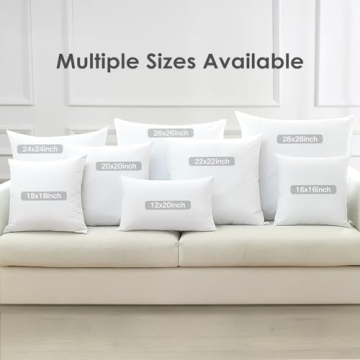 TOPGREEN Feather Throw Pillow Inserts - Comfort & Style