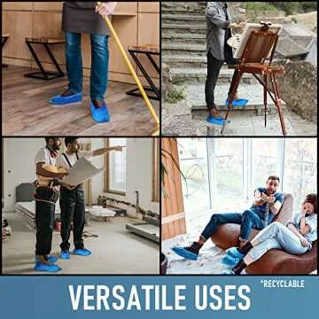 Buself Disposable Shoe Covers - Premium Waterproof Solution