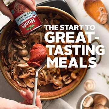 Hunt's Tomato Paste No Salt Added, Keto Friendly, 12-Pack 6 oz
