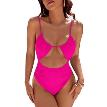 Blooming Jelly Women's One Piece Swimsuit - Tummy Control & Flattering Design